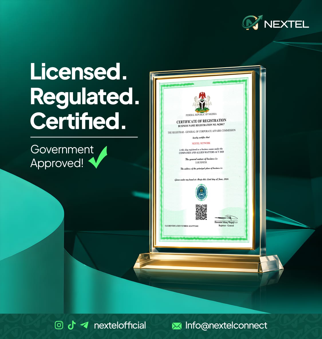Nextel Connect Referral and Reward System